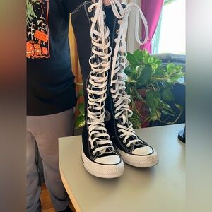 Converse Unisex Black and White Shoes